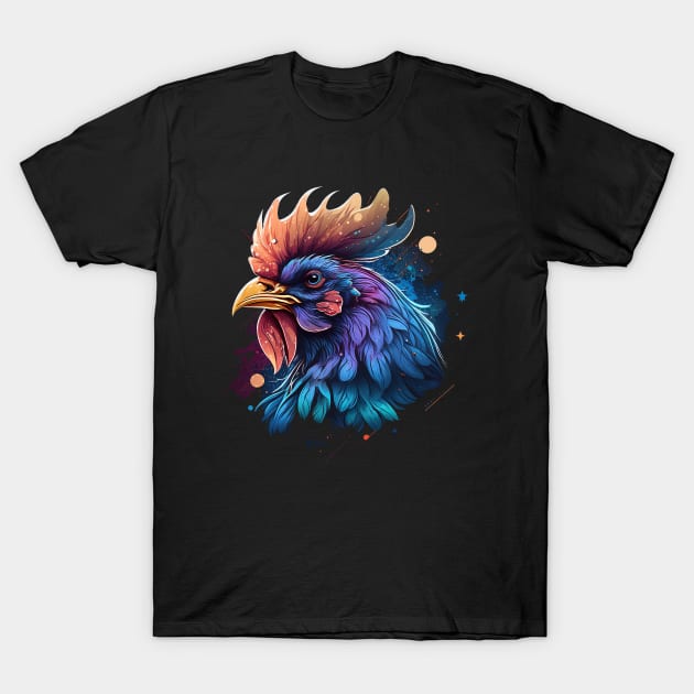 rooster T-Shirt by a cat cooking